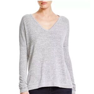 rag & bone Theo Long-Sleeve V-Neck Tee